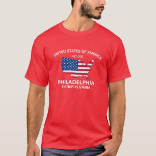 USA EST. PHILADELPHIA 1776 PENNSYLVANIA T-Shirt