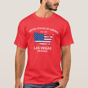 USA EST. STADT 1776 LAS VEGASS NEVADA T-Shirt