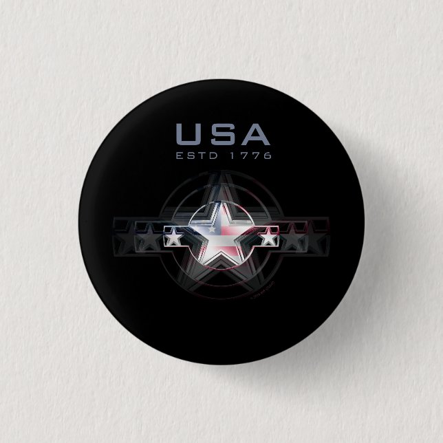 USA Estd. 1776 Button (Vorderseite)