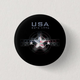 USA Estd. 1776 Button