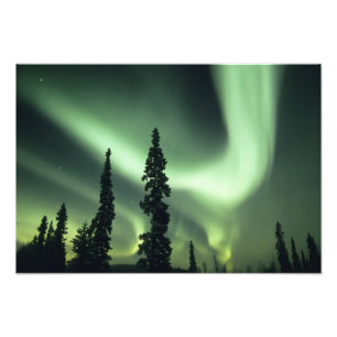 USA, Fairbanks-Gebiet, Zentralalaska, Aurora 2 Fotodruck