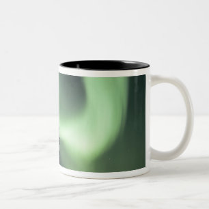 USA, Fairbanks-Gebiet, Zentralalaska, Aurora 2 Zweifarbige Tasse
