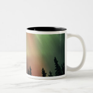 USA, Fairbanks-Gebiet, Zentralalaska, Aurora 3 Zweifarbige Tasse