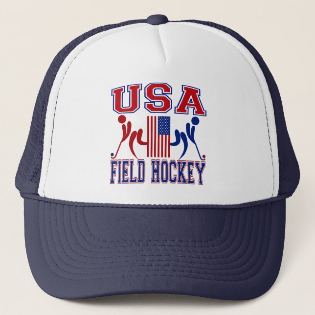 USA-Feld-Hockey Truckerkappe (Vorderseite)