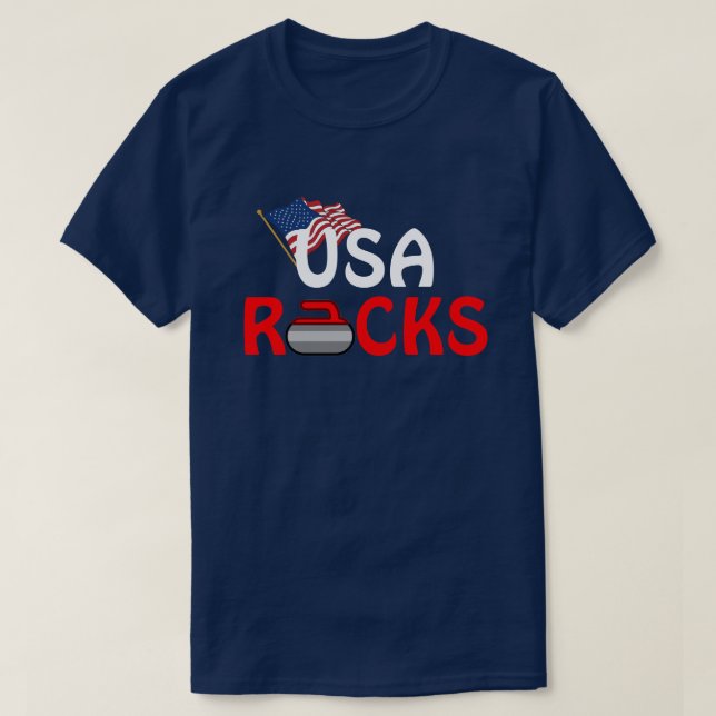 USA-FELSEN T-Shirt (Design vorne)