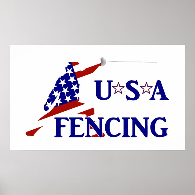USA Fencing Poster (Vorne)