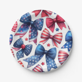 USA Field Day Bows Pappteller