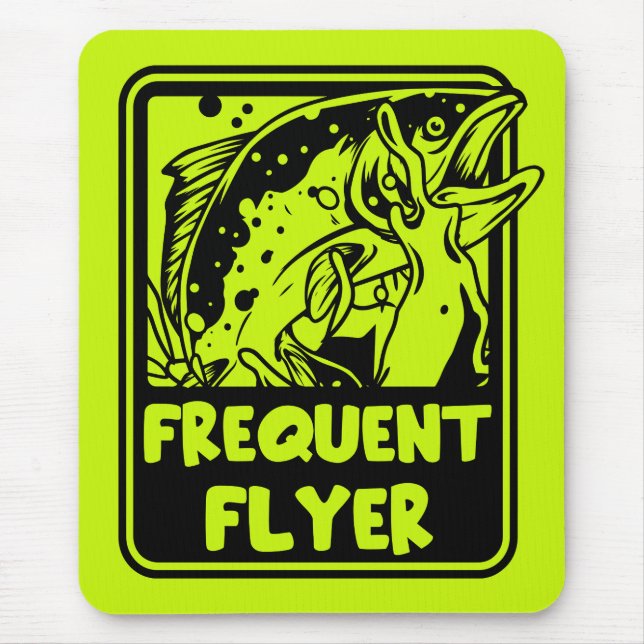 USA Fischen Mousepad (Vorne)