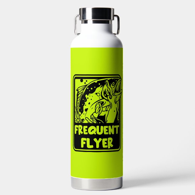 USA Fischen Trinkflasche (Vorderseite)