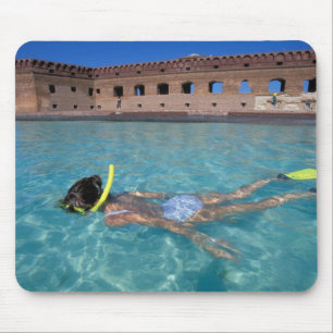 USA, FL, Florida Keys, Fort Jefferson, 1846, Mousepad
