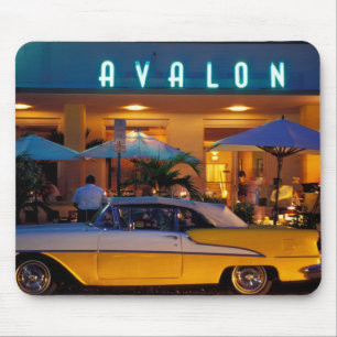 USA, FL, Miami, South Beach nachts. Mousepad