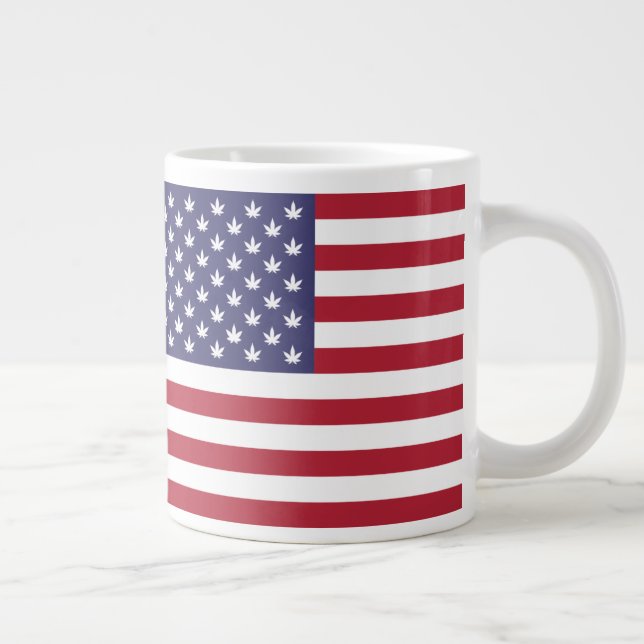USA Flag-26976 Jumbo-Tasse (Rechts)