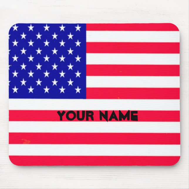 USA Flag 4. Juli Mousepad (Vorne)