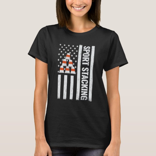 USA Flag 4. Juli Sportcups Schnuppertasse T-Shirt (Vorderseite)