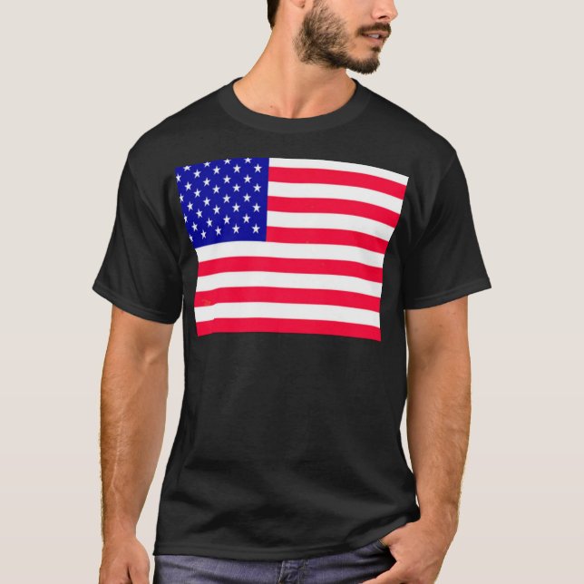 USA Flag 4. Juli T-Shirt (Vorderseite)
