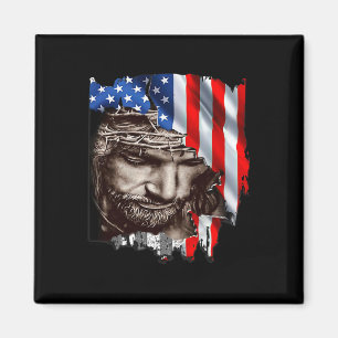 USA Flag 4. Juli Unabhängigkeitstag Patriotik Magnet
