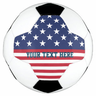 USA Flag America American Soccer Football Game Fußball