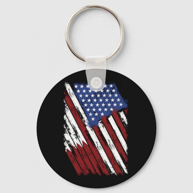 USA Flag America United Staaten Gift Schlüsselanhänger (Vorderseite)