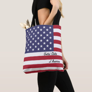 USA Flag & American Fashion/Sports Fan Tasche