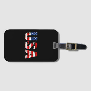 USA Flag American Flag US National Patriotic USA 4 Gepäckanhänger