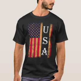 USA Flag Amerikanische Unabhängigkeitstag T-Shirt