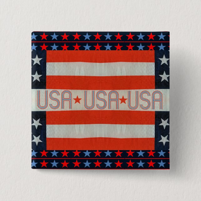 USA Flag Button (Vorderseite)