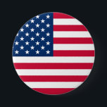 USA Flag Button American Flag Patriotic Gift<br><div class="desc">USA Flag Buttons - USA - American Flag - Patriotic - Unabhängigkeitstag - 4. Juli - Anpassbar - Wählen / Fügen Sie Ihren einzigartigen Text / Farbe / Bild - Make Your Special Button Gift - Vergrössern und verschieben oder entfernen und hinzufügen Elemente / Bild mit Anpassungs-Tool. Sie können Designs...</div>
