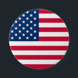 USA Flag Button American Flag Patriotic Gift<br><div class="desc">USA Flag Buttons - USA - American Flag - Patriotic - Unabhängigkeitstag - 4. Juli - Anpassbar - Wählen / Fügen Sie Ihren einzigartigen Text / Farbe / Bild - Make Your Special Button Gift - Vergrössern und verschieben oder entfernen und hinzufügen Elemente / Bild mit Anpassungs-Tool. Sie können Designs...</div>