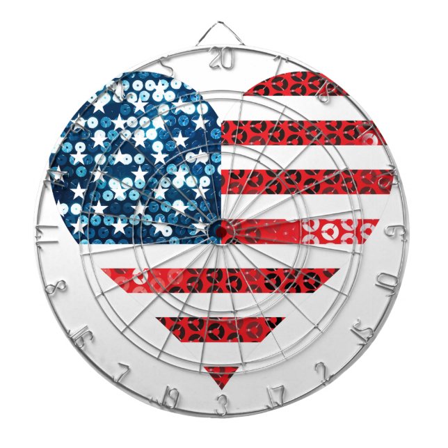 usa Flag Dartscheibe (vorne)