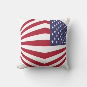 Usa-Flag-Ecke Throw-Kissen Kissen
