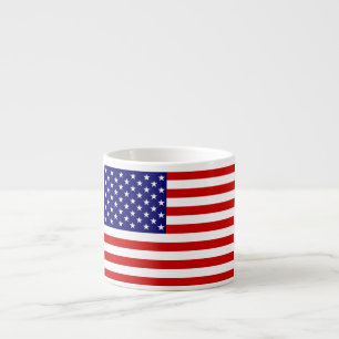 USA Flag Espresso Tasse arc