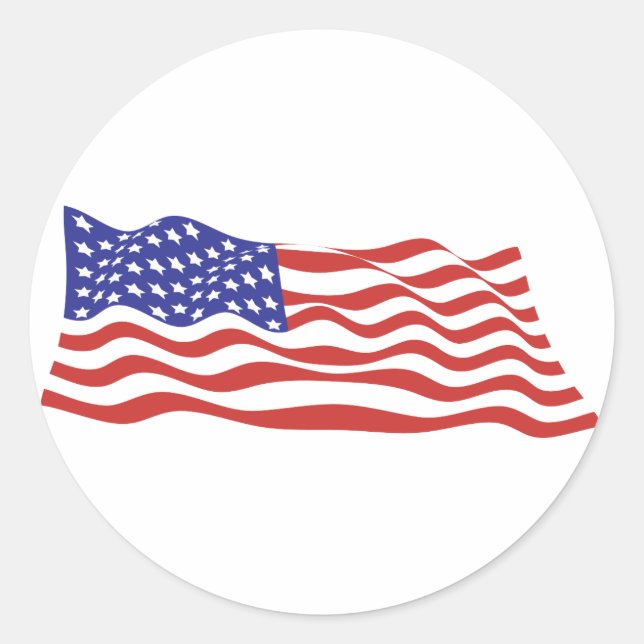 USA Flag Große Sticker Sheets (Vorderseite)