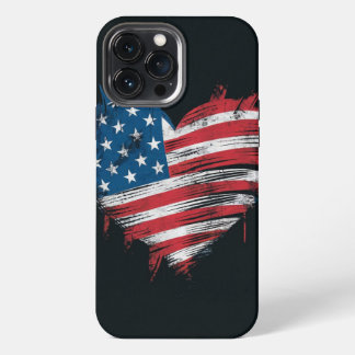 USA Flag iPhone Case 13 Pro Max Hülle