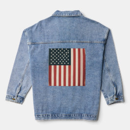 USA Flag Jeansjacke