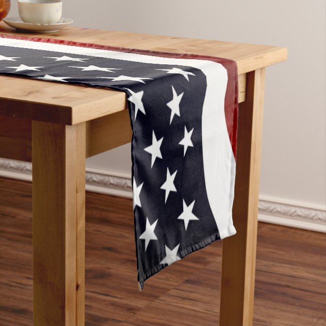 USA FLAG KURZER TISCHLÄUFER (Beispiel)