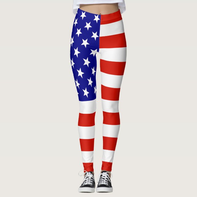 USA Flag Leggings (Vorderseite)