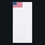 USA Flag Magnetic Notepad - Patriotic Magnetischer Notizblock<br><div class="desc">USA Flag Magnetic Notepads - USA - Flag - Patriotic - Independence Day - 4. Juli - Anpassbar - Wählen / Fügen Sie Ihre Einzigartigkeit Text / Farbe / Bild - Make Your Special Gift - Neu formatieren und verschieben oder entfernen und hinzufügen Elemente / Bild mit Anpassungstool. Sie können...</div>