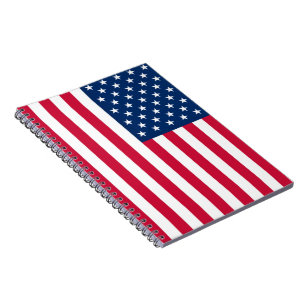 USA Flag Notebook - Patriotic Notizblock
