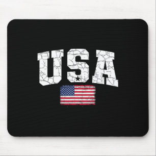 USA Flag Patriotic 4. Juli Amerika Tag des Indes Mousepad
