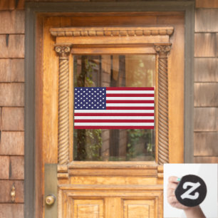 USA Flag Patriotic Red White n Blue Old Glory Fensteraufkleber