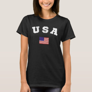 USA Flag Patriotic T-Shirt