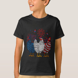 USA Flag Patriotisches Hühnchen Lover 4. Juli 1 T-Shirt
