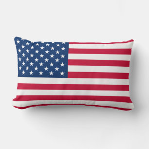 USA Flag Pillow Lendenkissen
