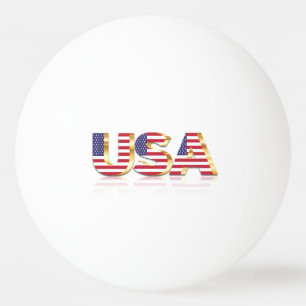 USA Flag Pong Ball Tischtennisball