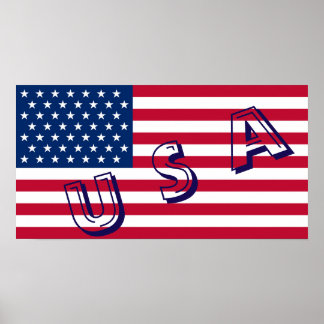 Usa Flag Poster