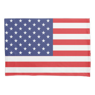 USA Flag Print Patriotic Kissenbezug