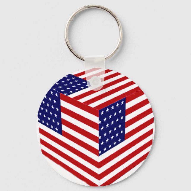 USA Flag_ Schlüsselanhänger (Vorderseite)