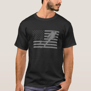 Usa Flag Scuba Diver American Flag Scuba Diver T-Shirt