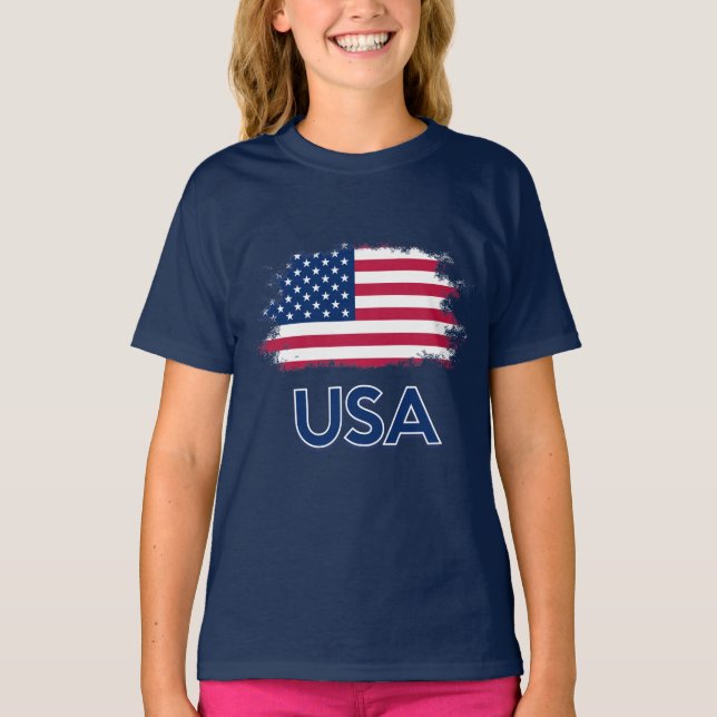 USA Flag T - Shirt (Vorderseite)