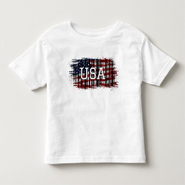 USA Flag T - Shirt Design (Vorderseite)